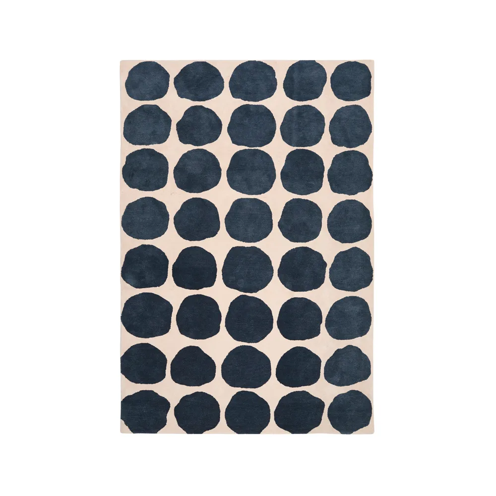 Alfombra Big Dots, Light khaki/blue melange, 230x320 cm Chhatwal & Jonsson
