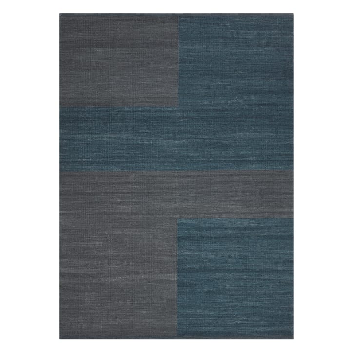 Alfombra de lana Ganga 200x300 cm, Greyish blue-dark blue Chhatwal & Jonsson