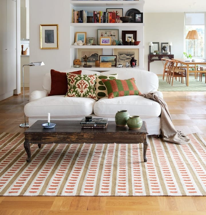 Alfombra de lana Ladakh 180x270 cm, Off white-beige-rust Chhatwal & Jonsson