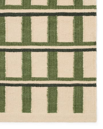 Alfombra de lana Mysore - Off white-green-dark green, 180x270 cm - Chhatwal & Jonsson