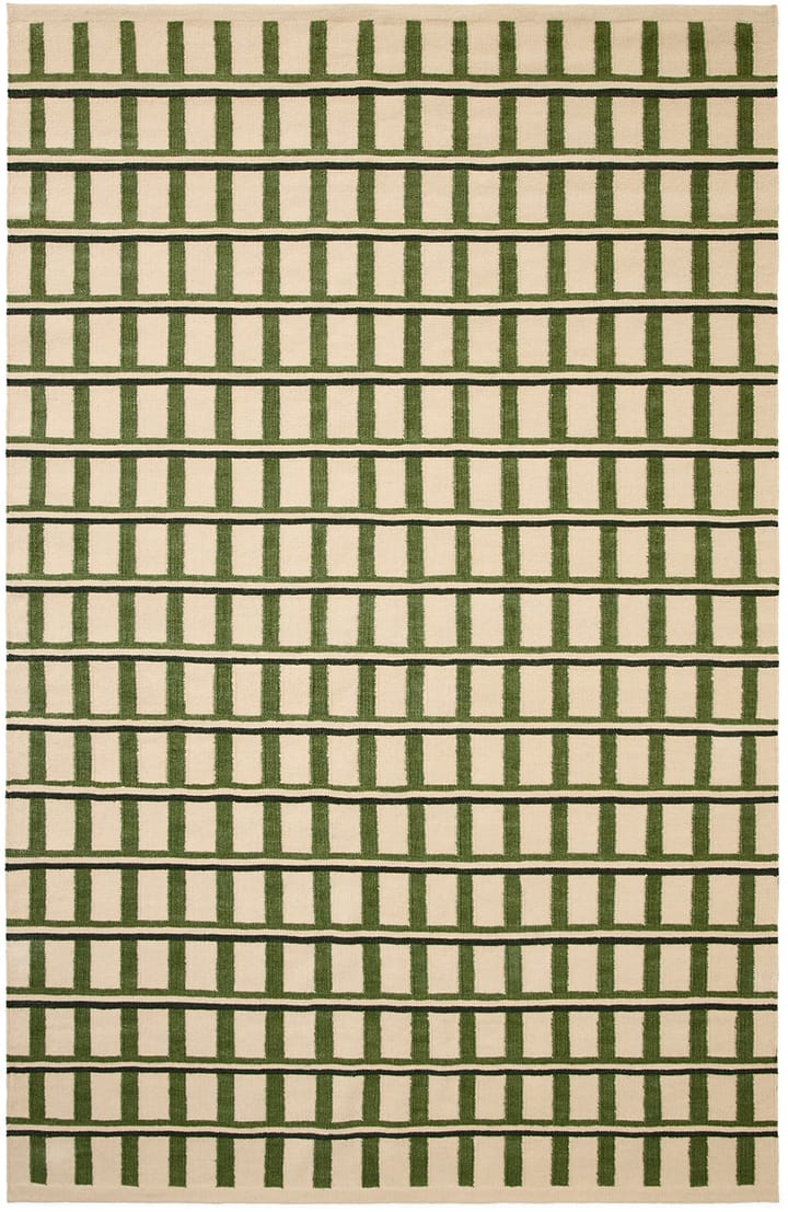 Alfombra de lana Mysore - Off white-green-dark green, 230x320 cm - Chhatwal & Jonsson
