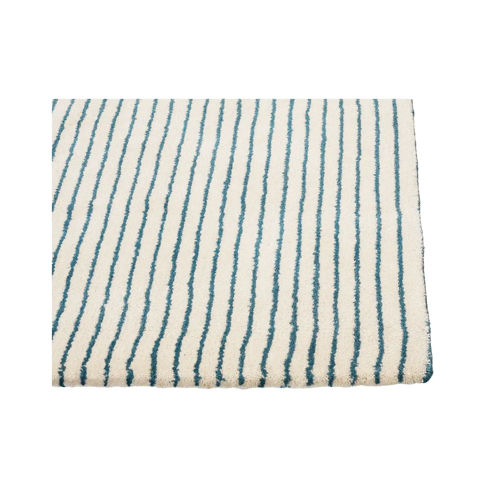 Alfombra de lana Radha 180x270 cm, Off white-heaven blue Chhatwal & Jonsson