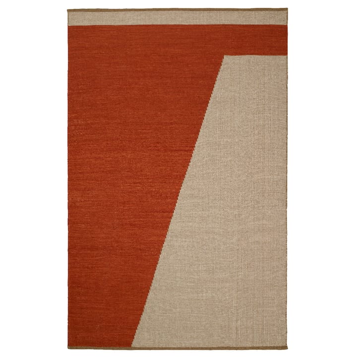 Alfombra de lana Una 180x270 cm - Rust-beige-off white - Chhatwal & Jonsson