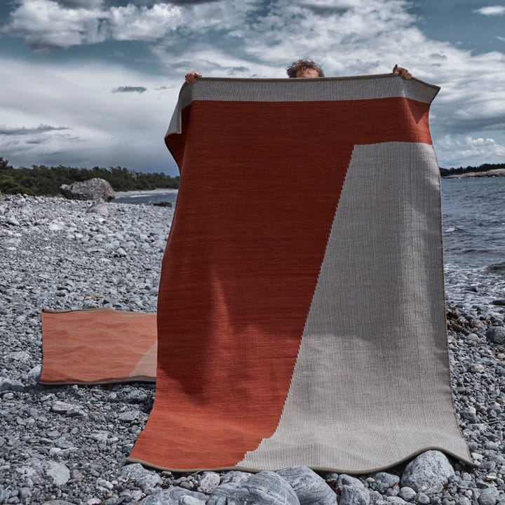 Alfombra de lana Una 230x320 cm, Rust-beige-off white Chhatwal & Jonsson