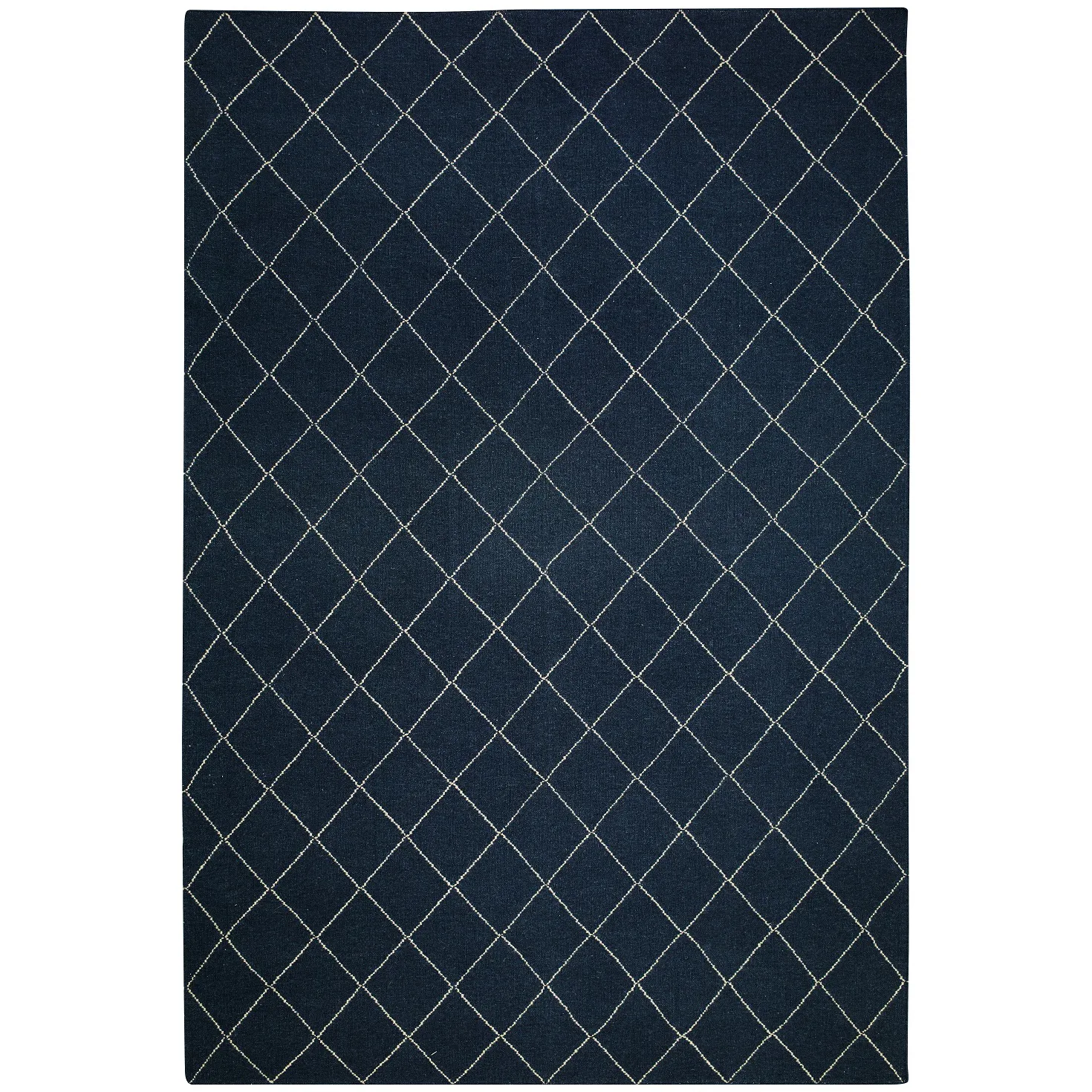 Alfombra Diamond 230x336 cm, Blue melange-off white Chhatwal & Jonsson
