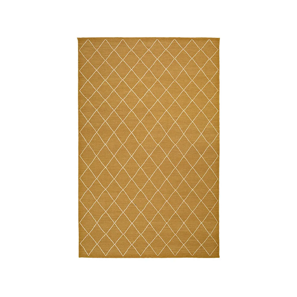 Alfombra Diamond, Masala yellow/off white, 184x280 cm Chhatwal & Jonsson