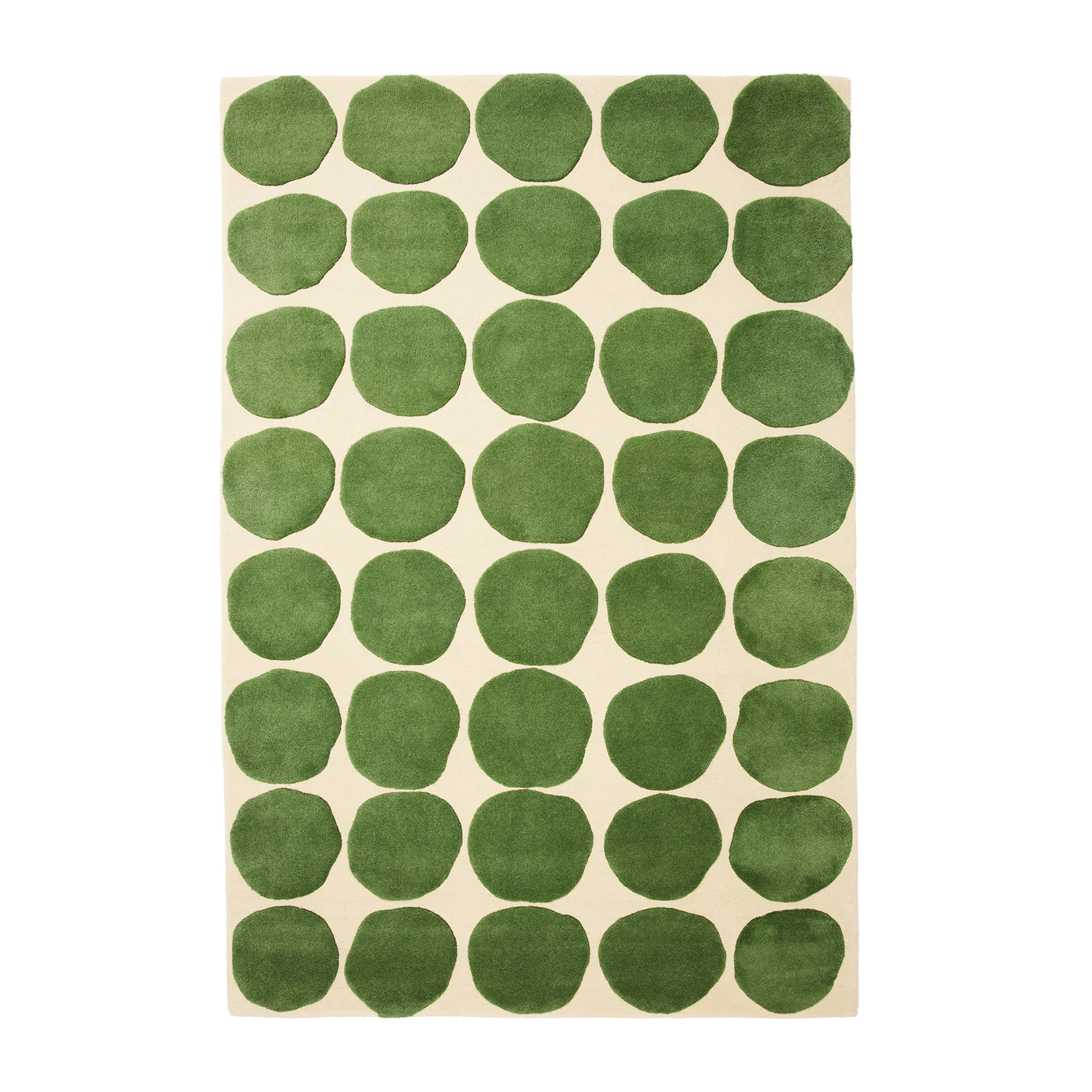 Alfombra Dots, Khaki-cactus green 180x270 cm Chhatwal & Jonsson