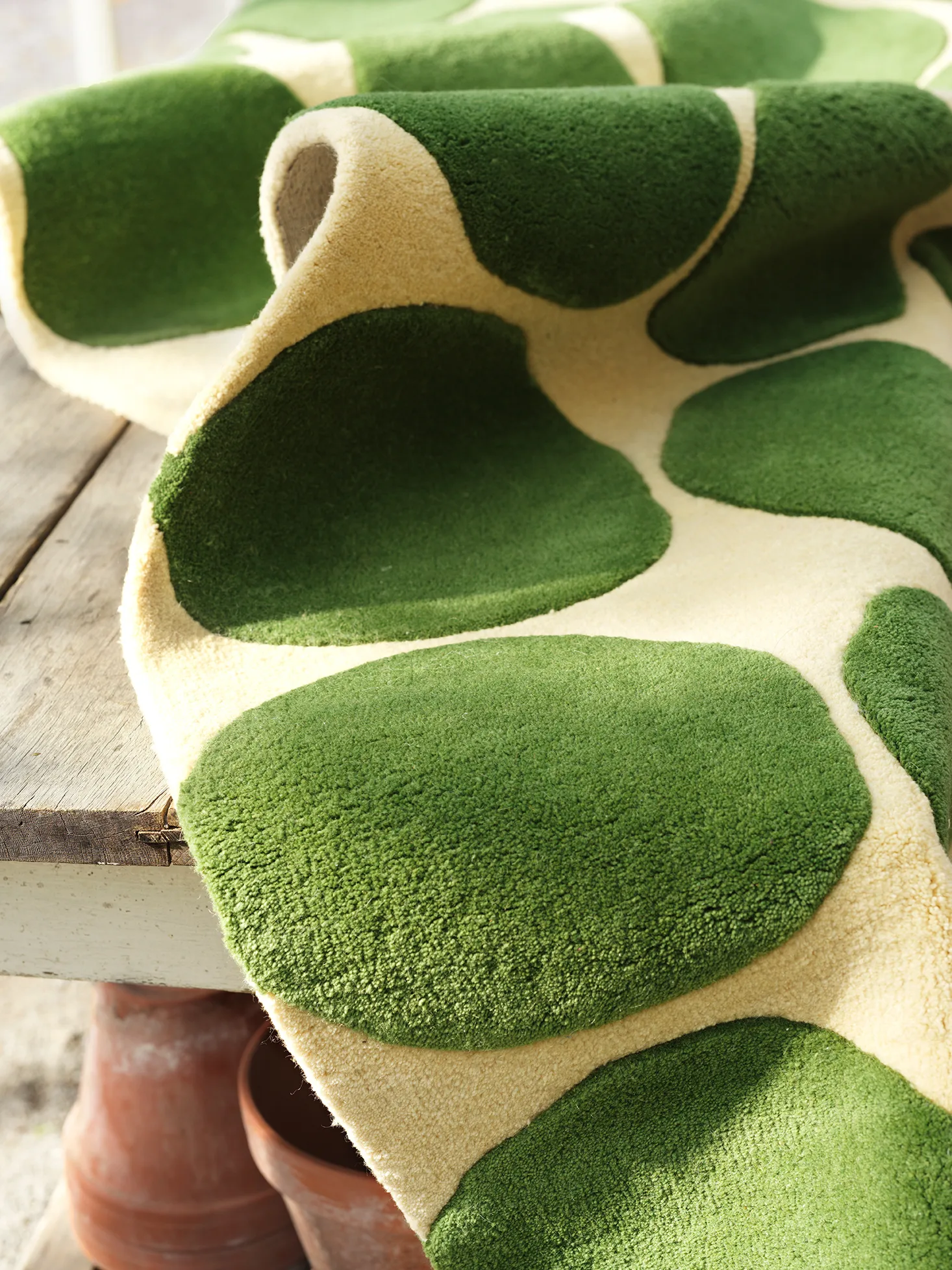 Alfombra Dots, Khaki-cactus green 230x320 cm Chhatwal & Jonsson