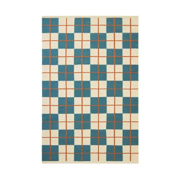 Alfombra Haveli 230x320 cm - Heaven blue-light khaki-rust - Chhatwal & Jonsson