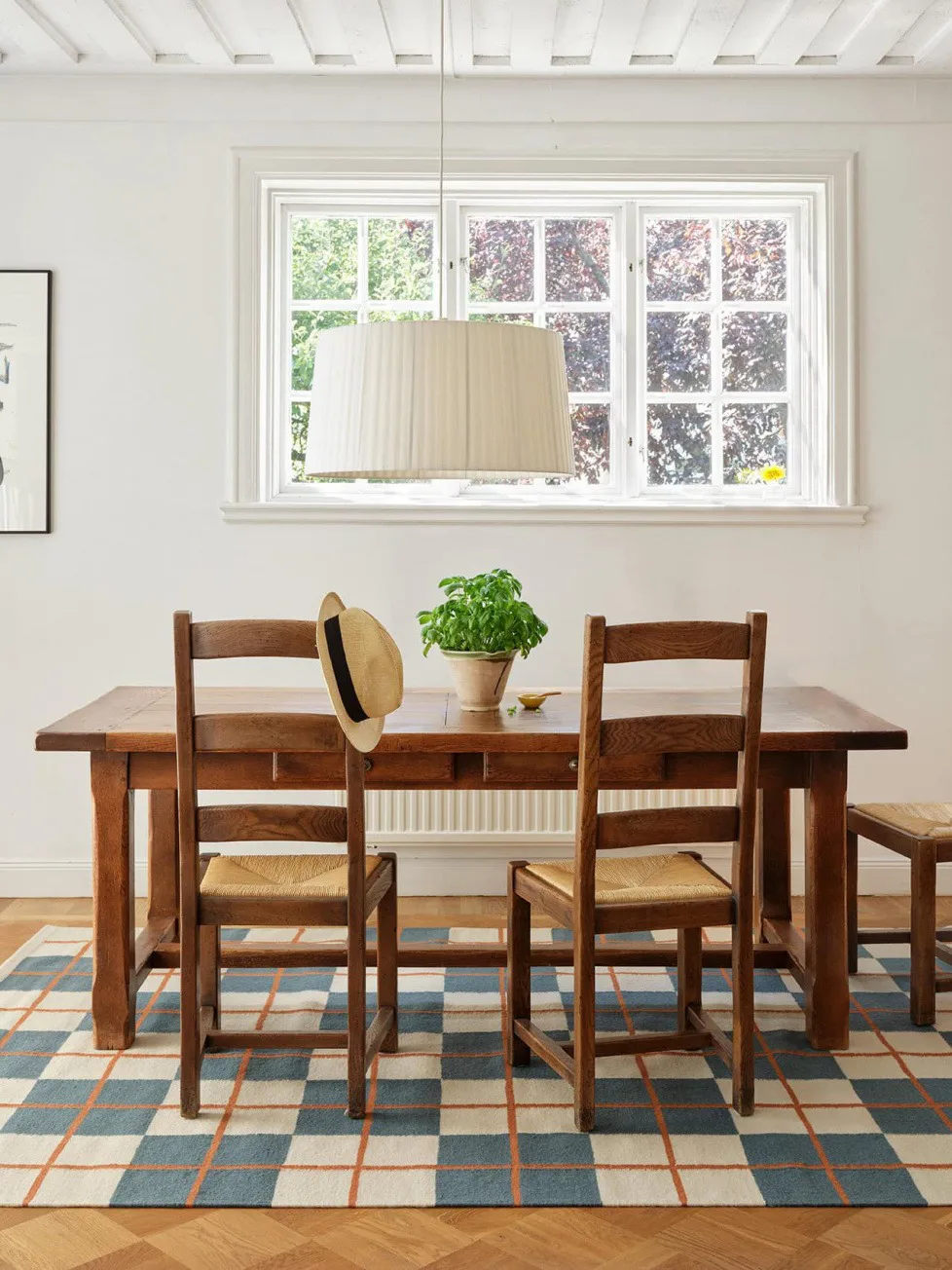 Alfombra Haveli 230x320 cm, Heaven blue-light khaki-rust Chhatwal & Jonsson