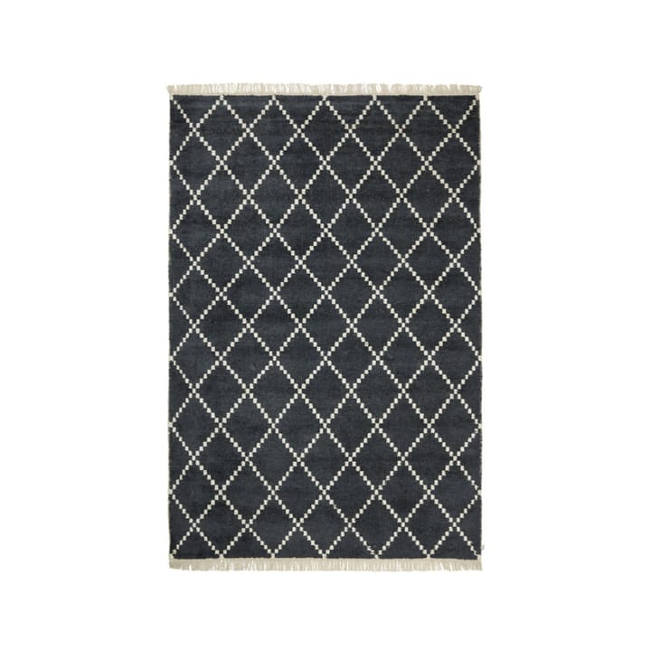 Alfombra Kyi - Black/offwhite, bambu/silke, 230x320 cm - Chhatwal & Jonsson