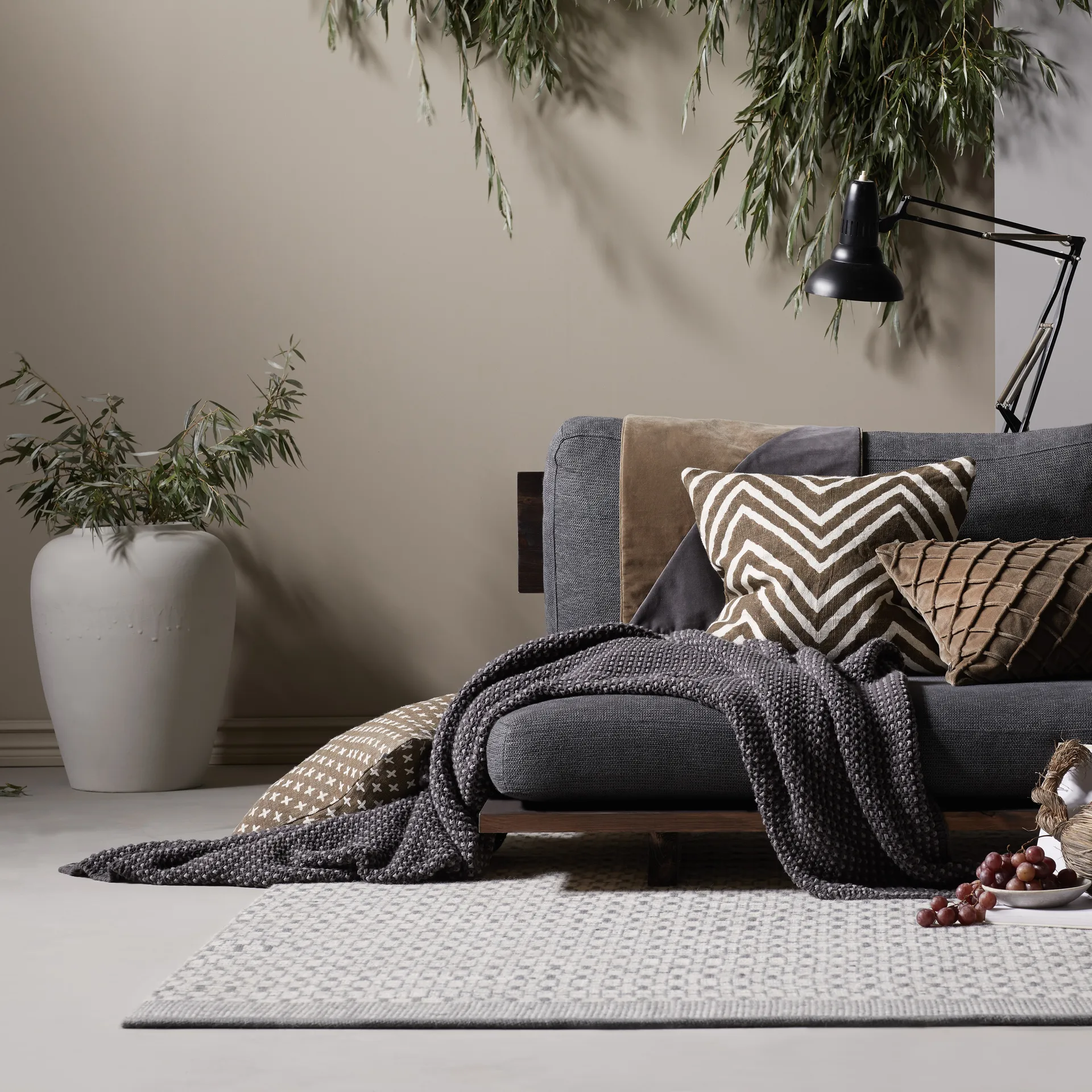 Alfombra Mahi 200x300 cm, Off white-grey Chhatwal & Jonsson