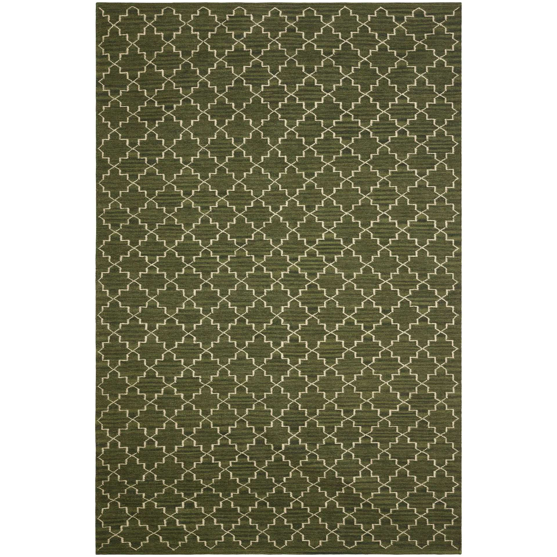 Alfombra New Geometric 234x323 cm, Green melange-off white Chhatwal & Jonsson