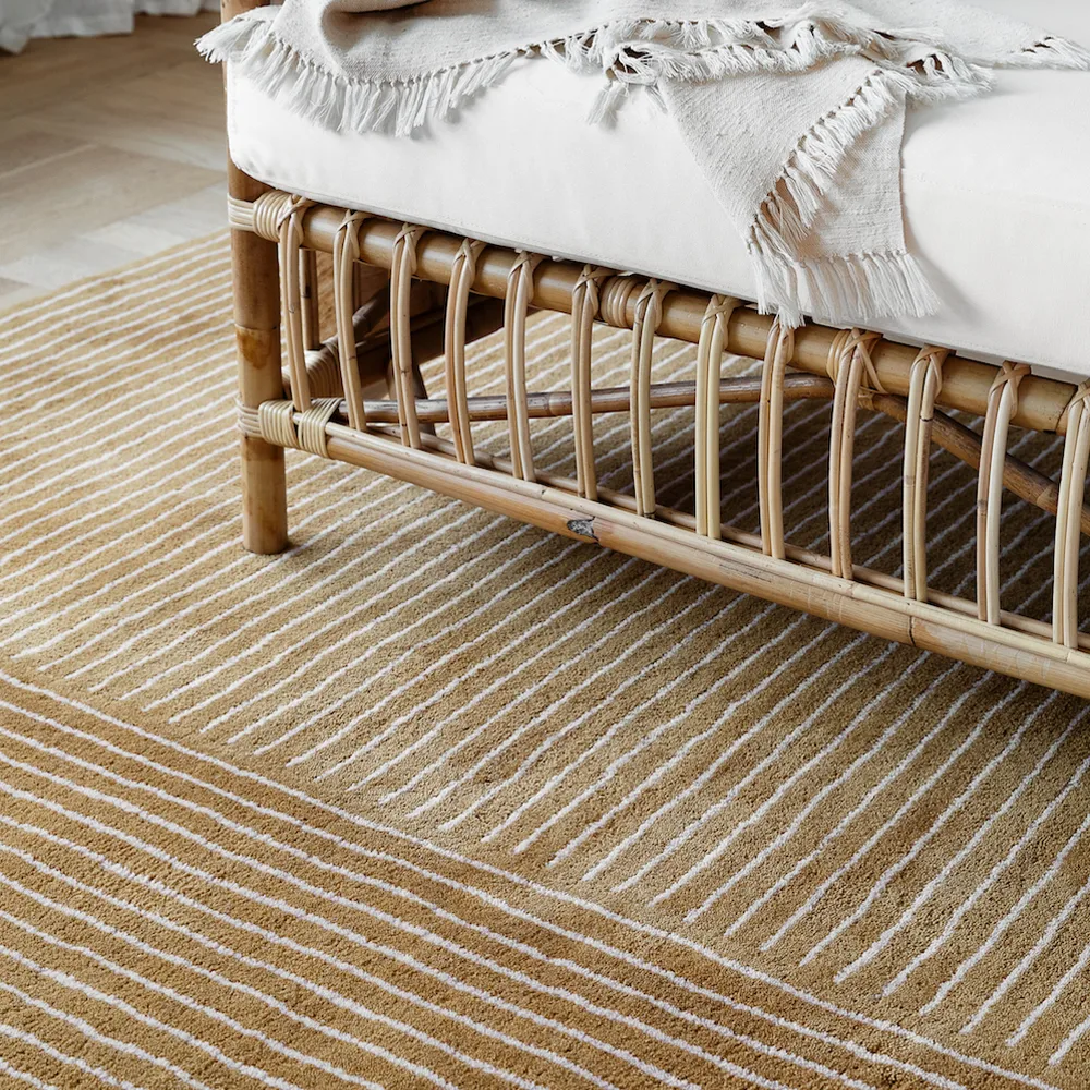 Alfombra Radha, Masala yellow/rose, 180x270 cm Chhatwal & Jonsson