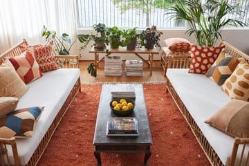 Alfombra Ravi 177x266 cm - Orange-off white - Chhatwal & Jonsson