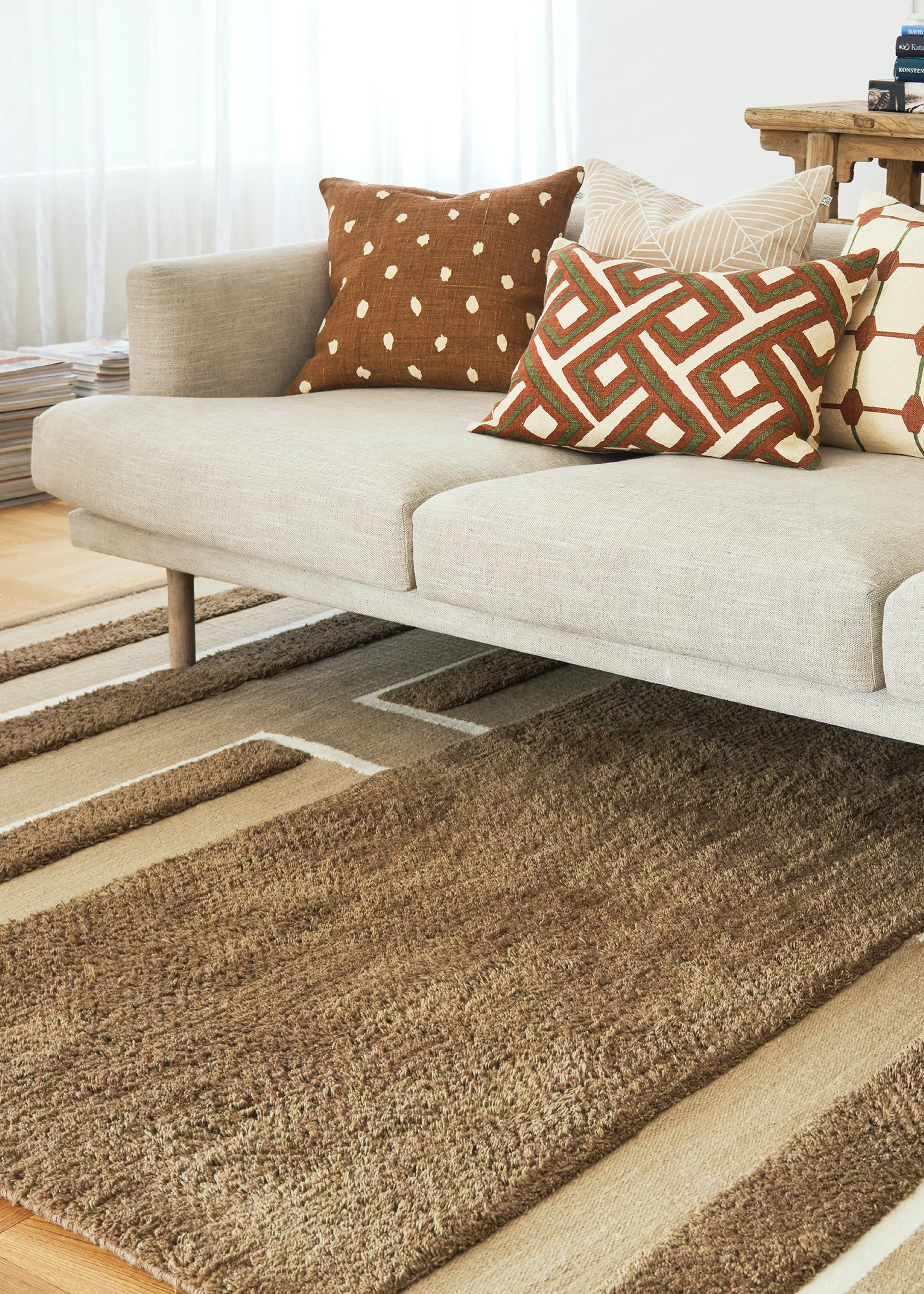 Alfombra Veda 170x240 cm, Mocha-beige-off white Chhatwal & Jonsson