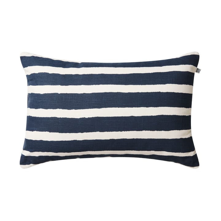 Cojín de exterior Block Stripe 40x60 cm - Blue-off white - Chhatwal & Jonsson