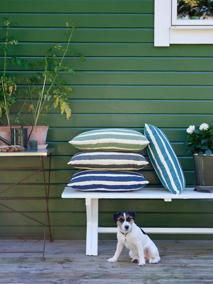 Cojín de exterior Block Stripe 40x60 cm, Grey-off white Chhatwal & Jonsson