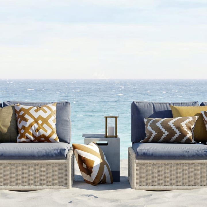 Cojín Ikat Sema, Heaven blue/offwhite, 40 cm Chhatwal & Jonsson