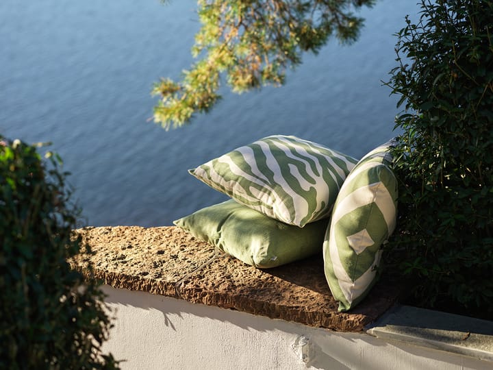 Cojín Impal Outdoor, Sage/off white, 50 cm Chhatwal & Jonsson
