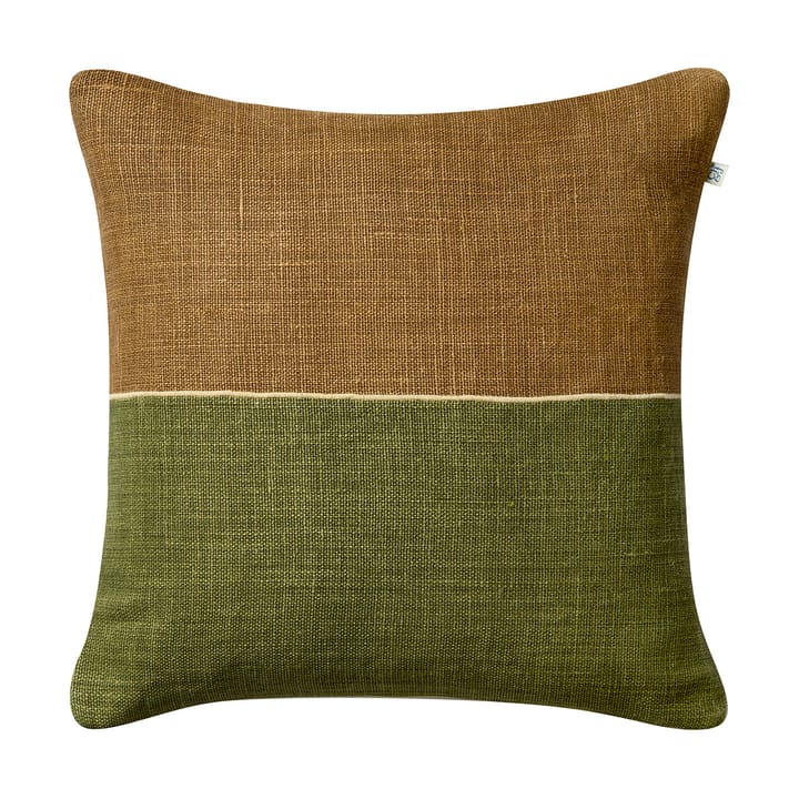 Funda de cojín Amol 50x50 cm - Taupe-cactus green - Chhatwal & Jonsson