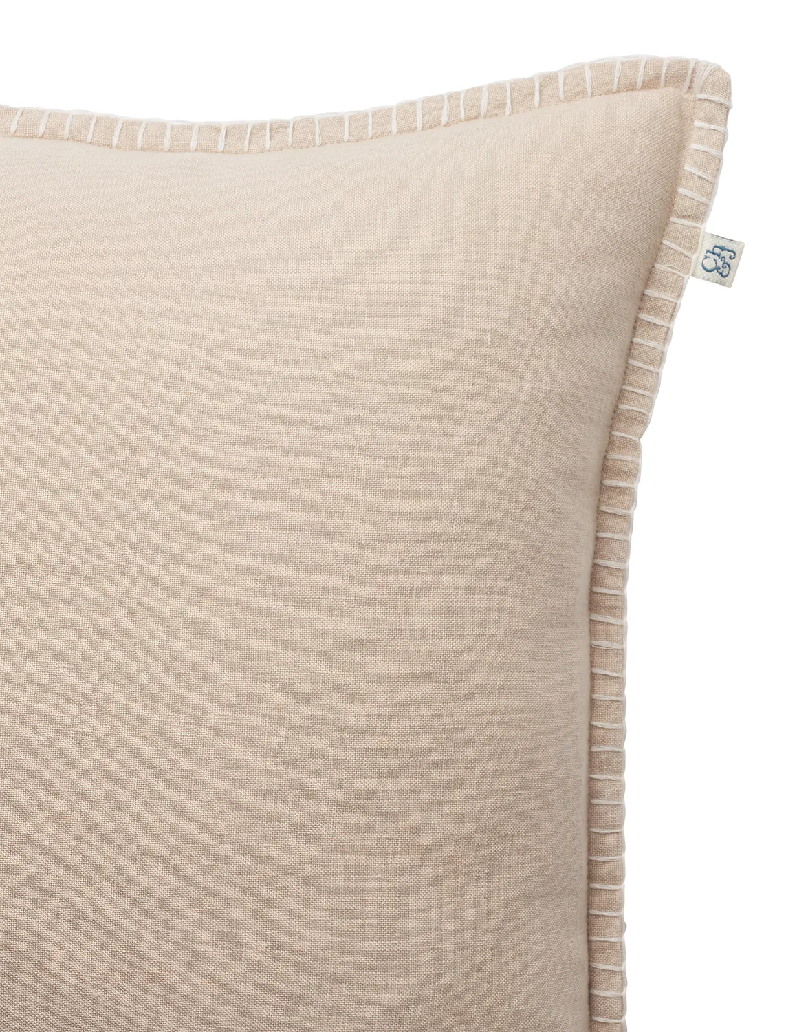 Funda de cojín Arun 50x50 cm, Tan-off white Chhatwal & Jonsson