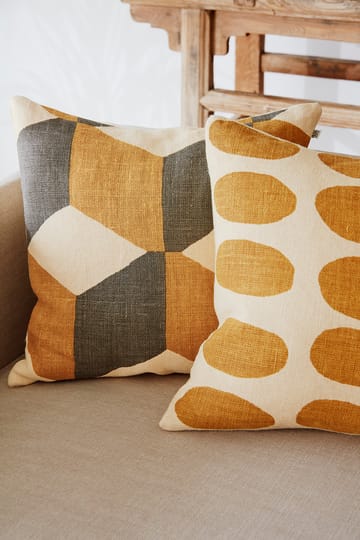 Funda de cojín Asim 50x50 cm - Light beige-spicy yellow - Chhatwal & Jonsson