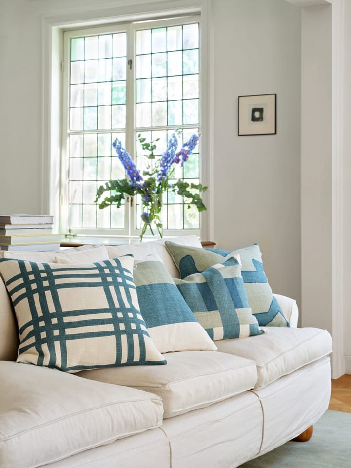 Funda de cojín Benaras 40x60 cm, Heaven blue-aqua-palace blue Chhatwal & Jonsson