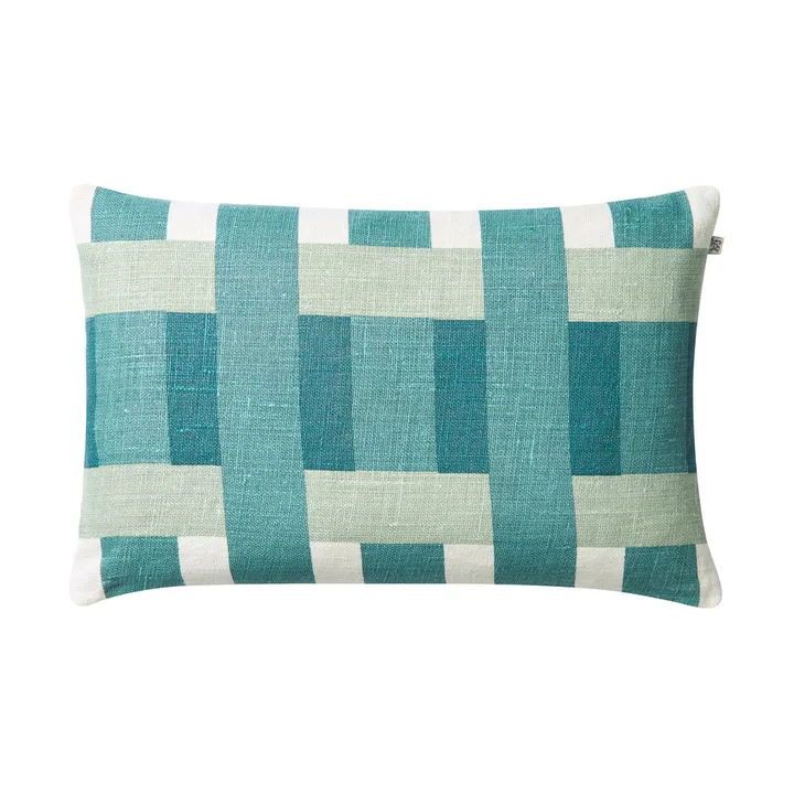 Funda de cojín Benaras - Heaven blue-aqua-palace blue, 40x60 cm - Chhatwal & Jonsson