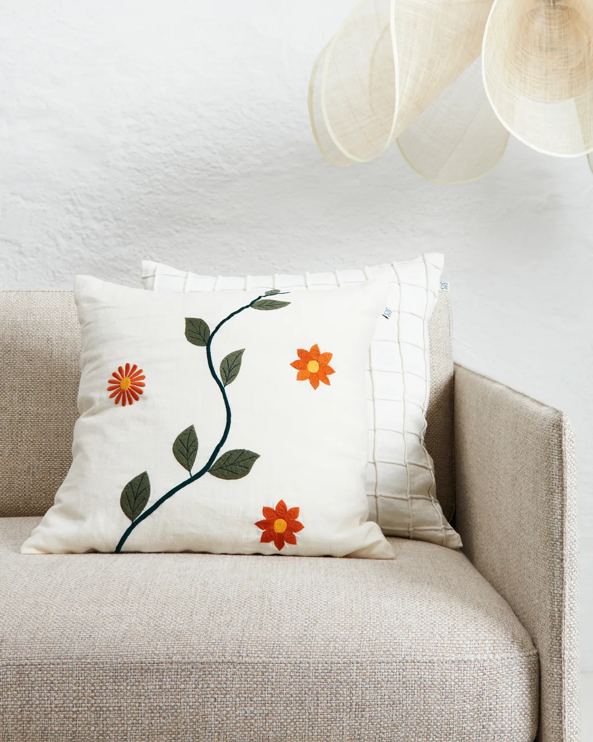 Funda de cojín Bloom 50x50 cm, White Chhatwal & Jonsson