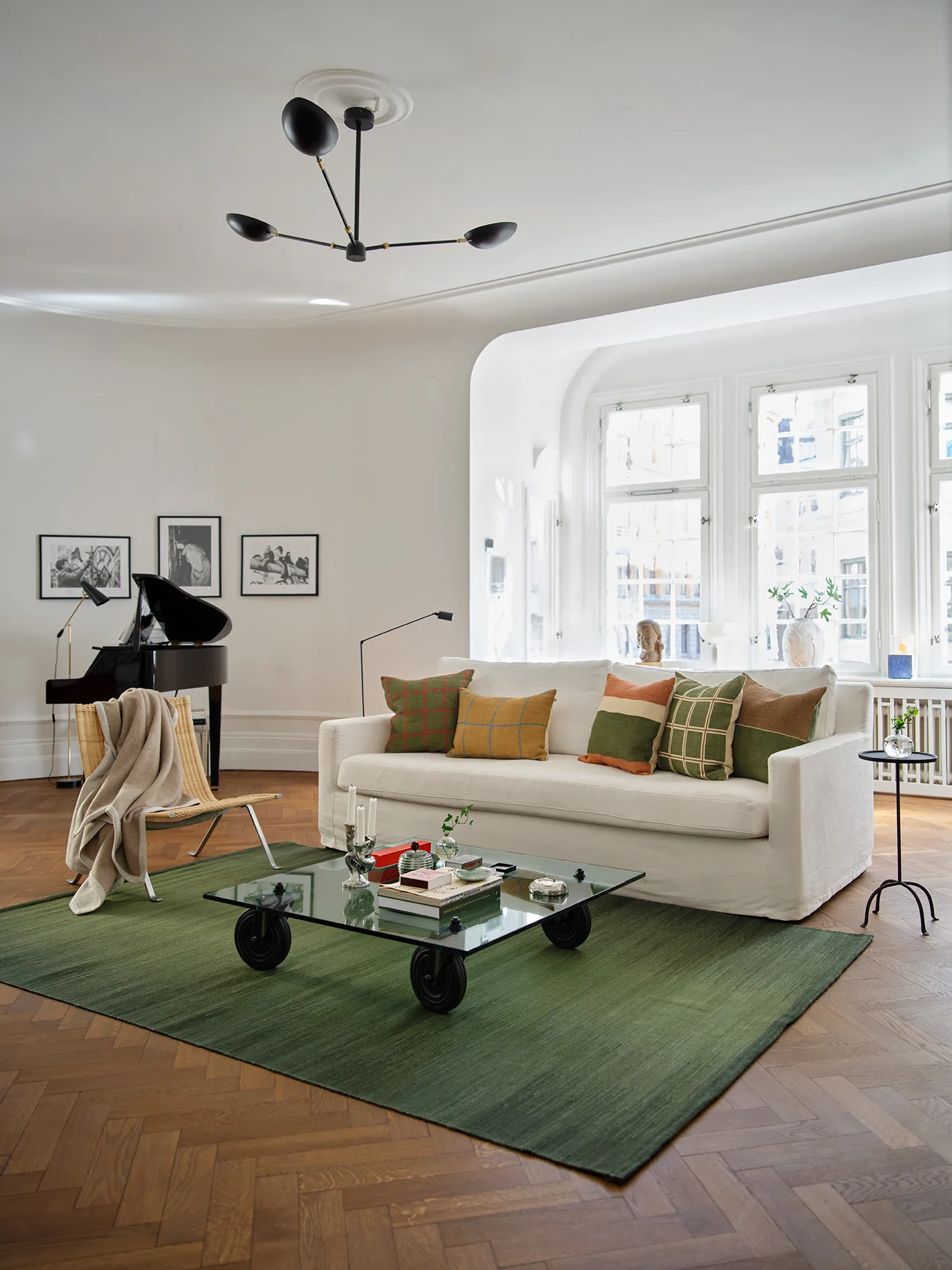 Funda de cojín Chakra 40x60 cm, Khaki-heaven blue Chhatwal & Jonsson