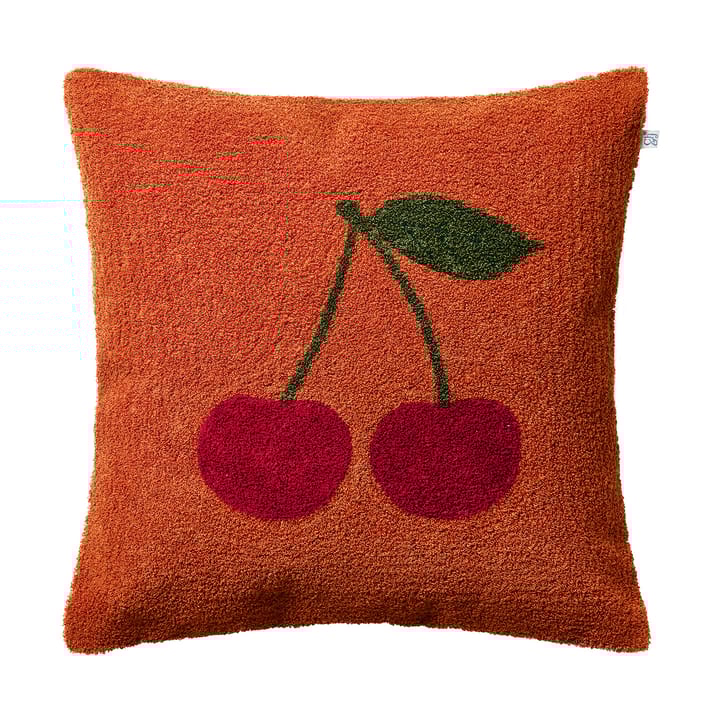 Funda de cojín Cherry 50x50 cm, Apricot orange-red-green Chhatwal & Jonsson