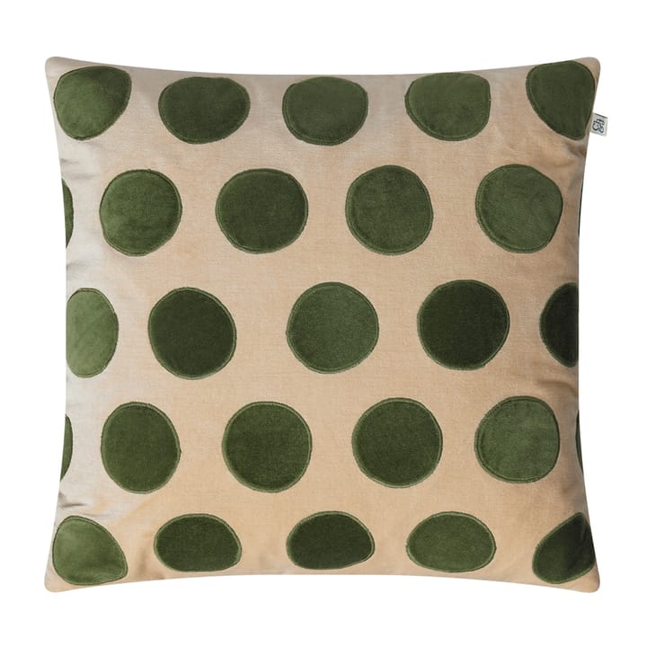 Funda de cojín Circle 50x50 cm - Beige-cactus green - Chhatwal & Jonsson