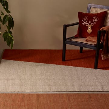 Funda de cojín Embroidered Reindeer 50x50 cm - Rust - Chhatwal & Jonsson