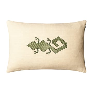 Funda de cojín Gecko 60x40 cm - Light beige-cactus green - Chhatwal & Jonsson