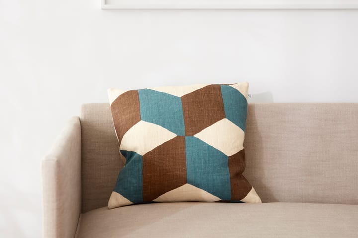 Funda de cojín Hawa 50x50 cm, Light beige-heaven blue-taupe Chhatwal & Jonsson