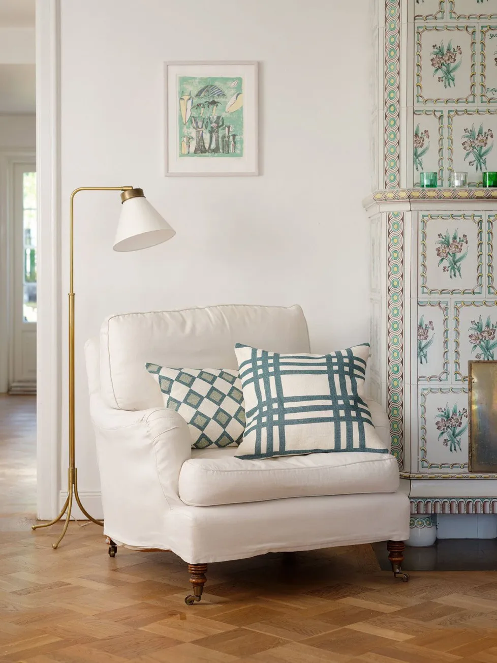 Funda de cojín Jodhpur 40x60 cm, Heaven blue-aqua Chhatwal & Jonsson