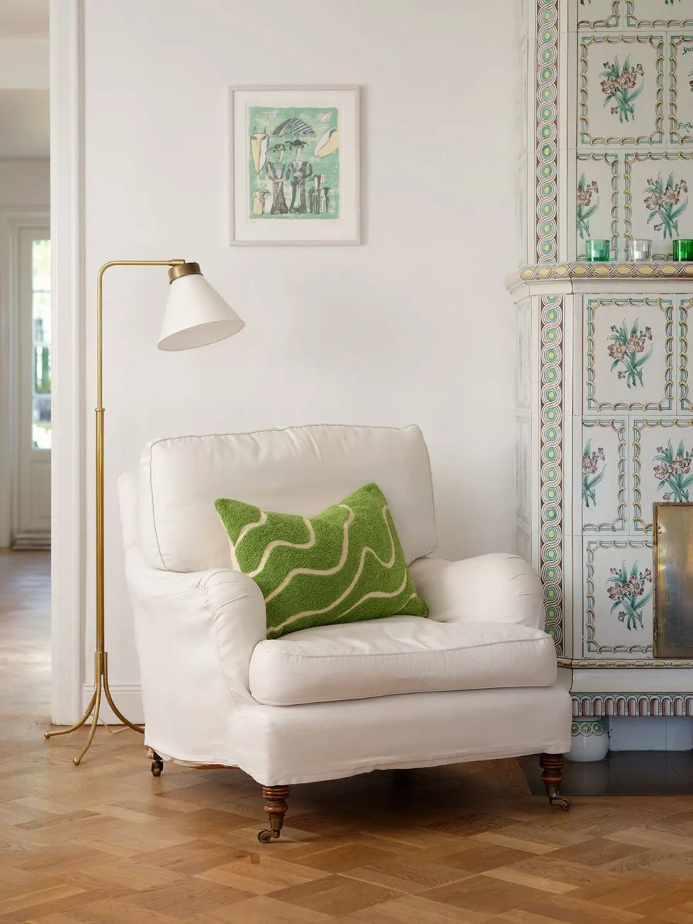 Funda de cojín Kashi 40x60 cm, Lime Chhatwal & Jonsson