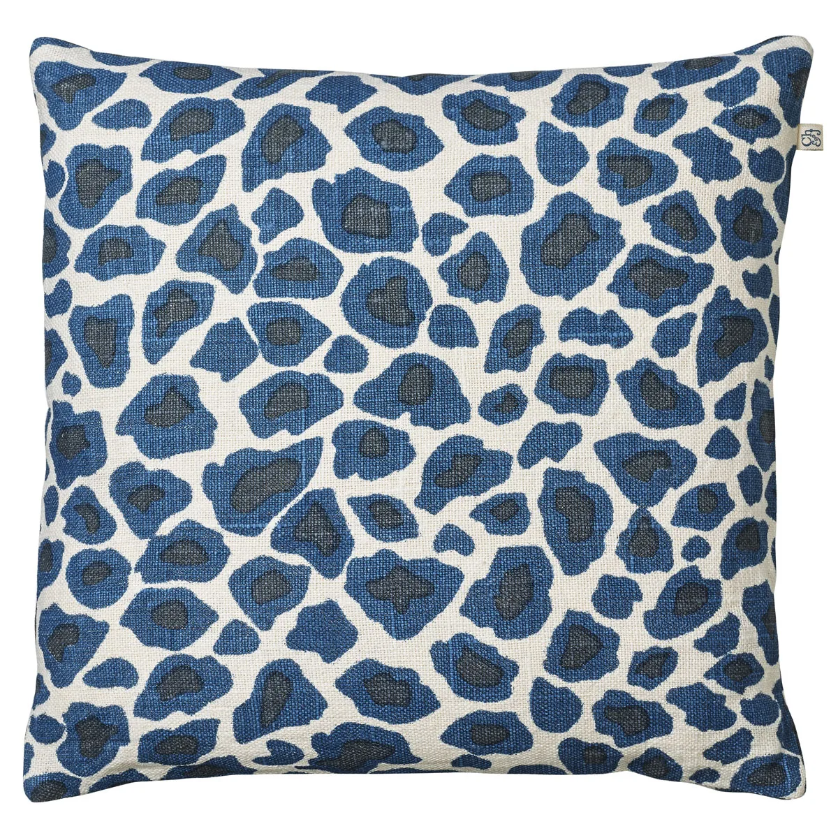 Funda de cojín Leopard 50x50 cm, azul Chhatwal & Jonsson