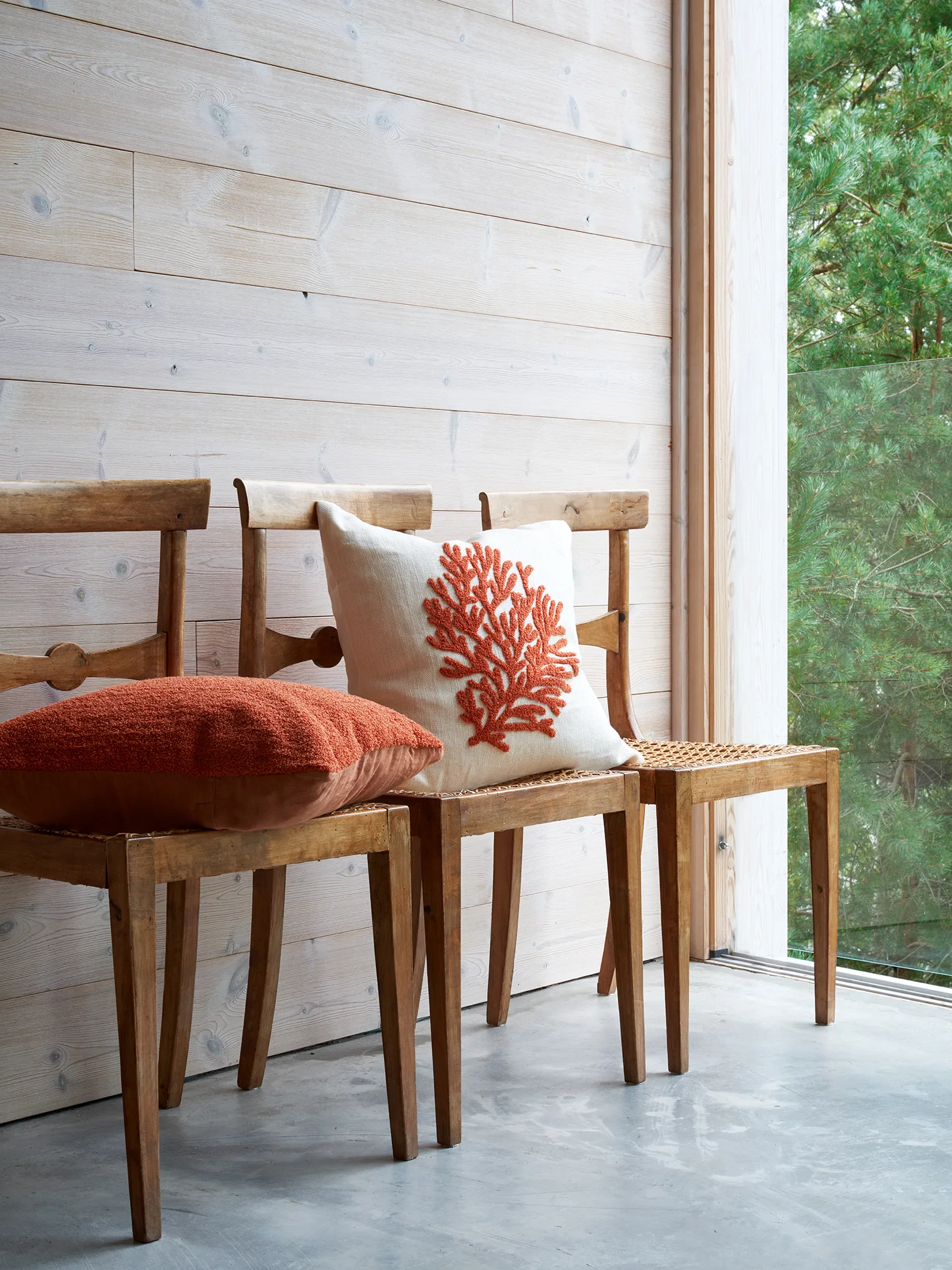 Funda de cojín Mani 50x50 cm, Apricot orange Chhatwal & Jonsson