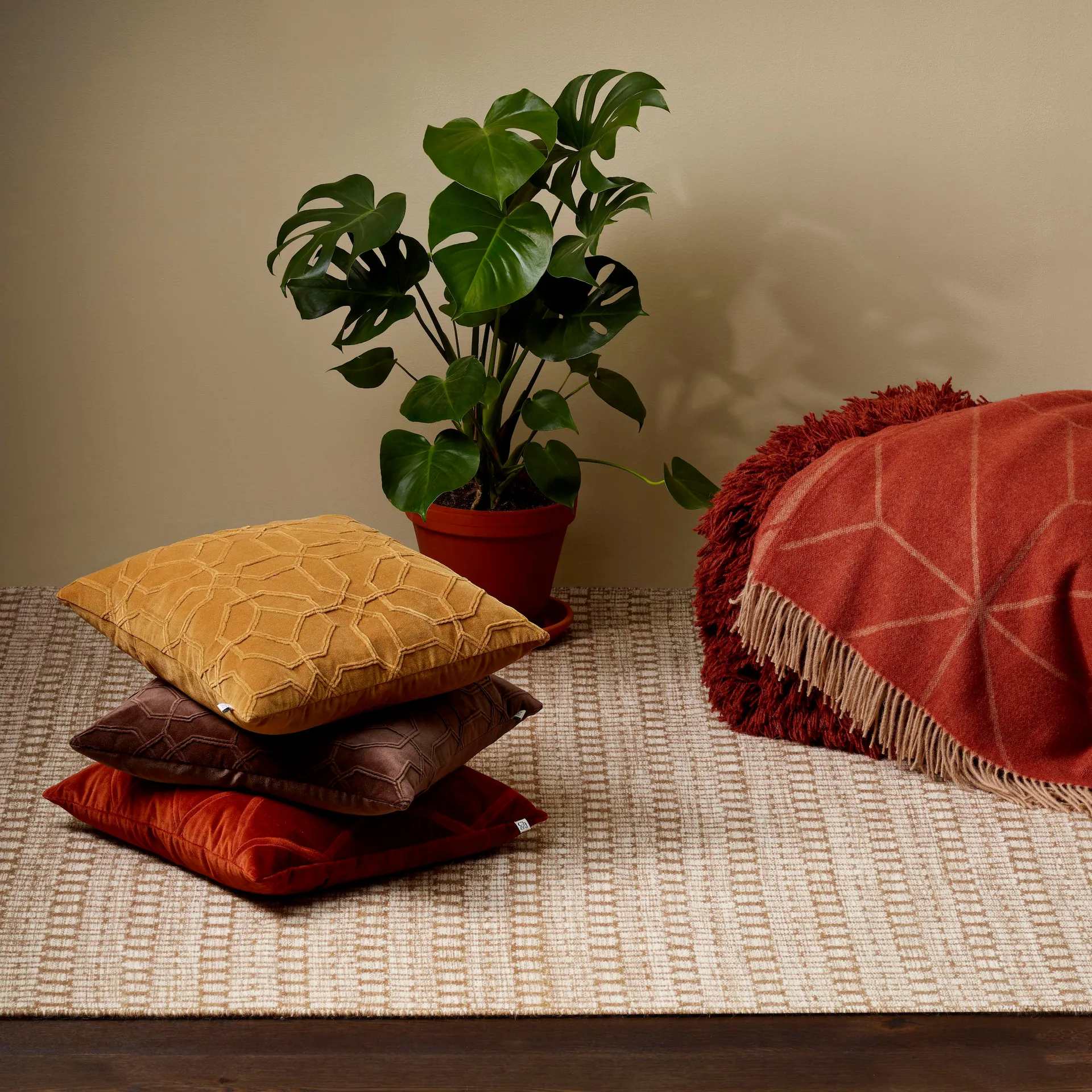 Funda de cojín Nandi 50x50 cm, Masala yellow Chhatwal & Jonsson