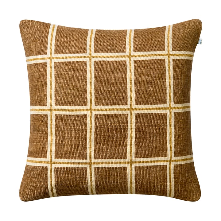 Funda de cojín Raha 50x50 cm - Taupe-masala yellow - Chhatwal & Jonsson
