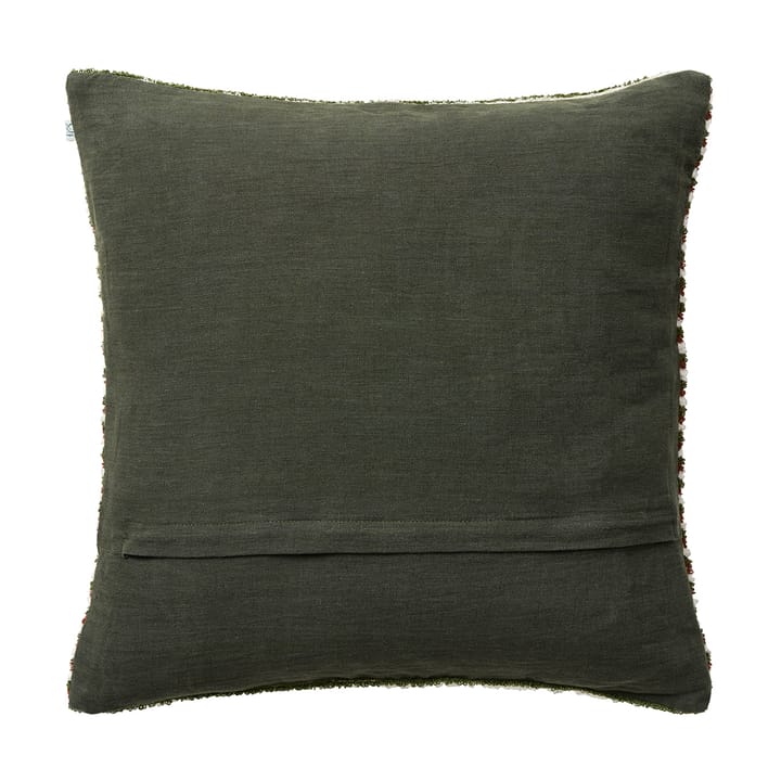 Funda de cojín Raipur 50x50 cm, Cognac-Cactus Green-Off White Chhatwal & Jonsson