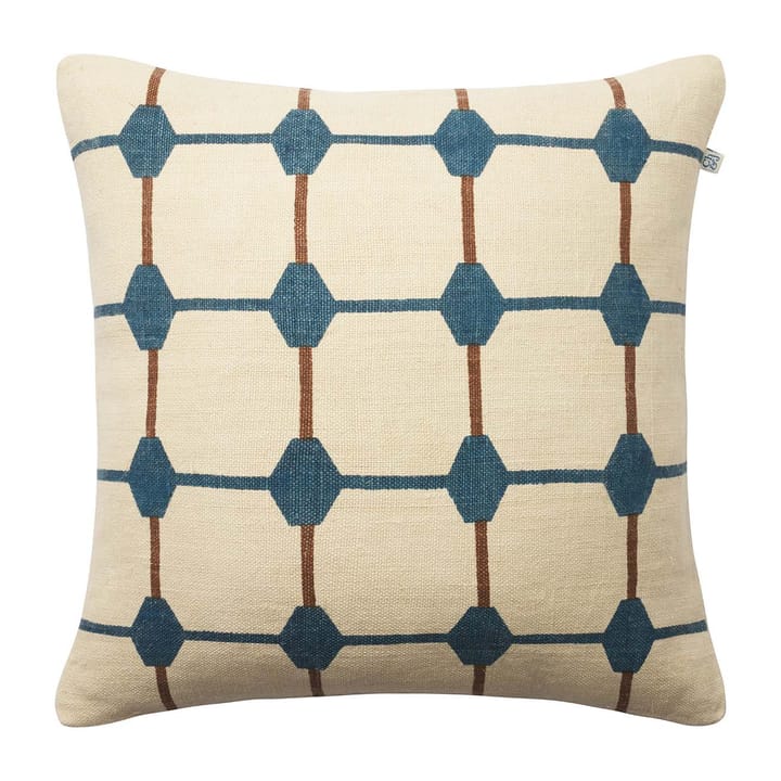Funda de cojín Rakhi 50x50 cm, Palace blue-taupe Chhatwal & Jonsson