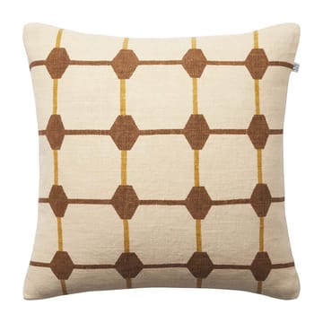 Funda de coj�ín Rakhi 50x50 cm - Taupe-spicy yellow - Chhatwal & Jonsson