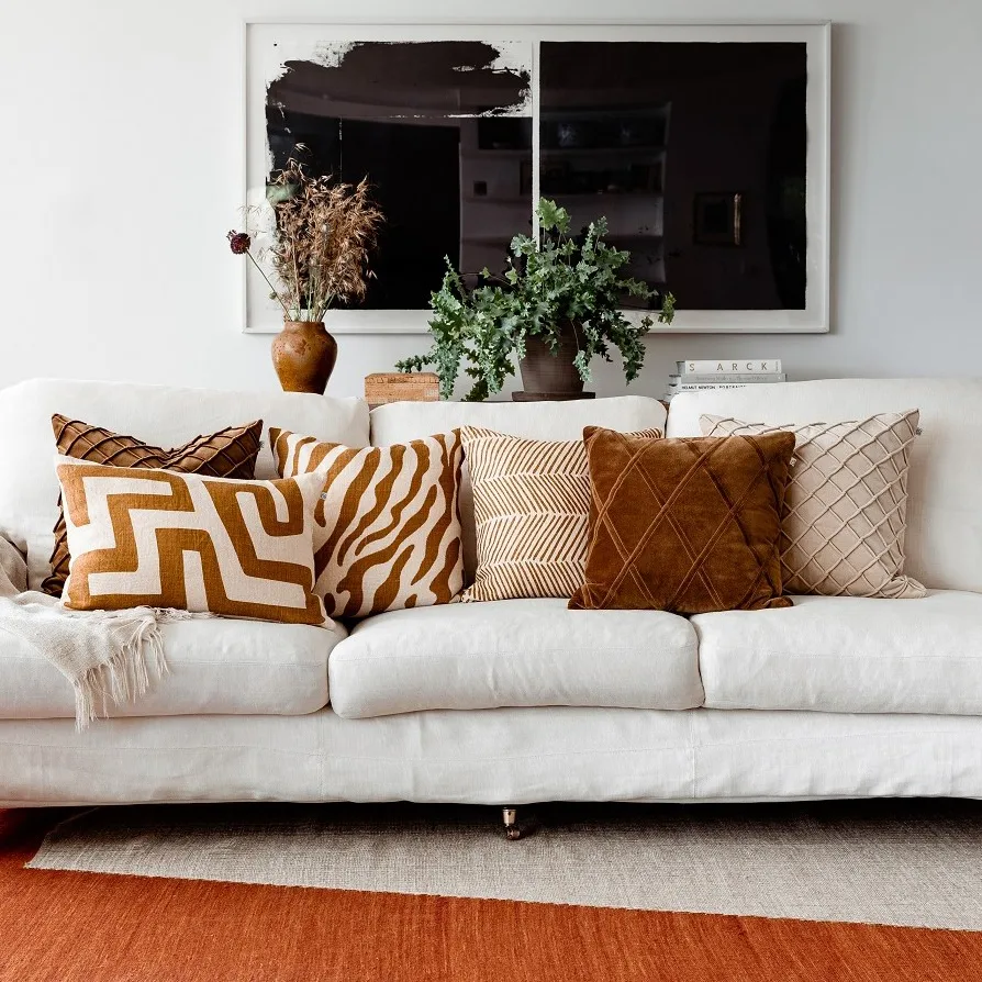 Funda de cojín Rama 50x50 cm, Taupe Chhatwal & Jonsson