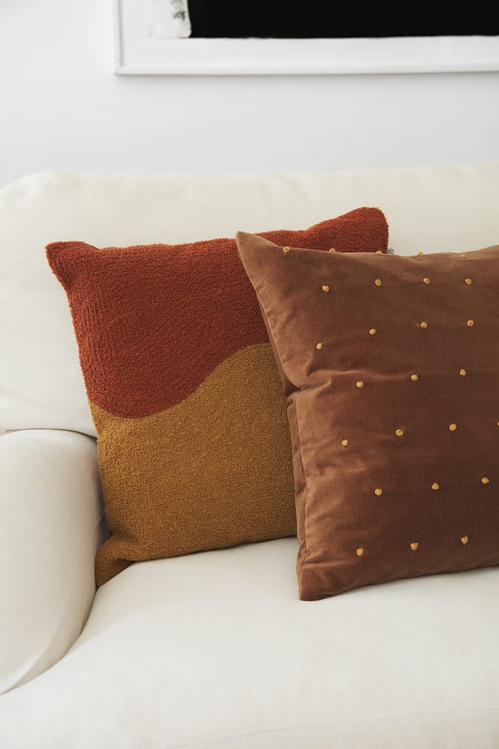Funda de cojín Roma 50x50 cm, Cognac-masala yellow Chhatwal & Jonsson