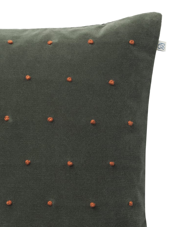 Funda de cojín Roma 50x50 cm, Forest green-terracotta Chhatwal & Jonsson