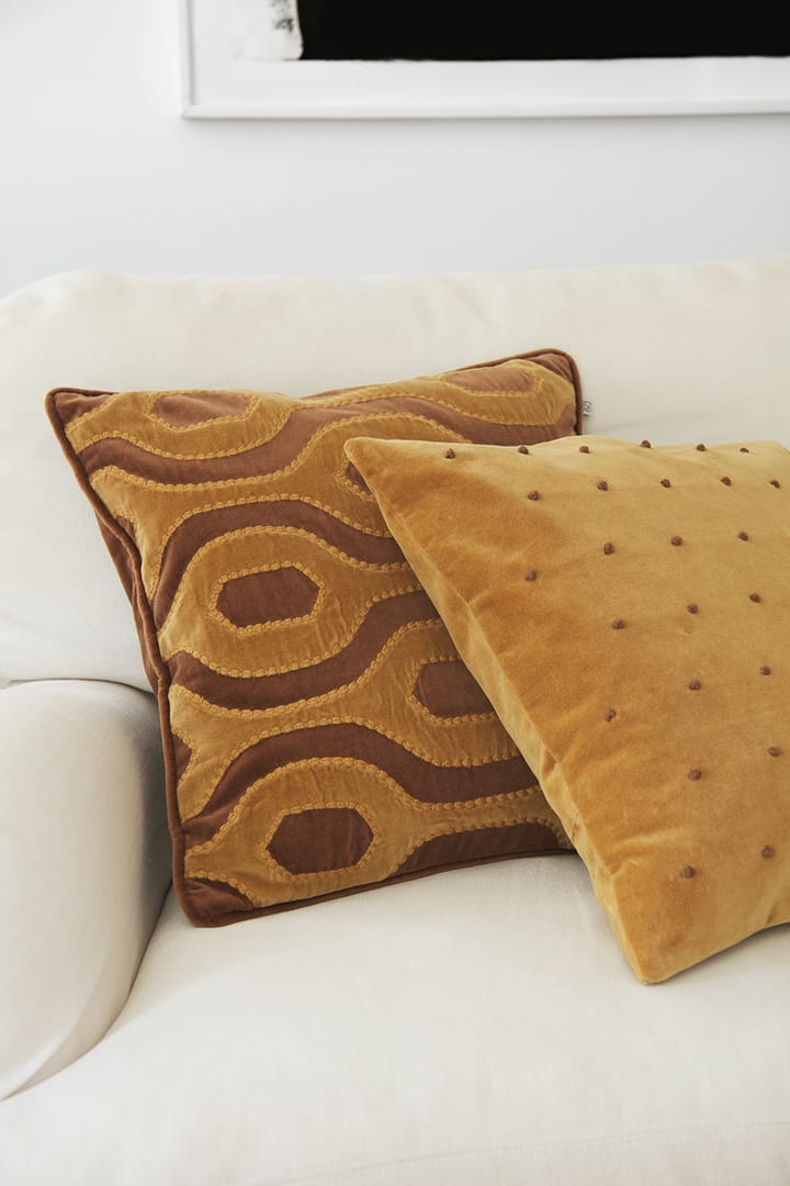Funda de cojín Roma 50x50 cm, Masala yellow-cognac Chhatwal & Jonsson