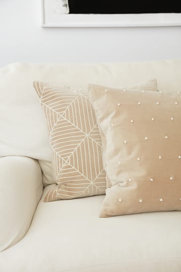 Funda de cojín Roma 50x50 cm - Tan-off white - Chhatwal & Jonsson